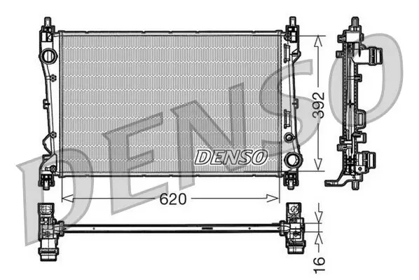 Radiators, Motora dzesēšanas sistēma Denso DRM09113