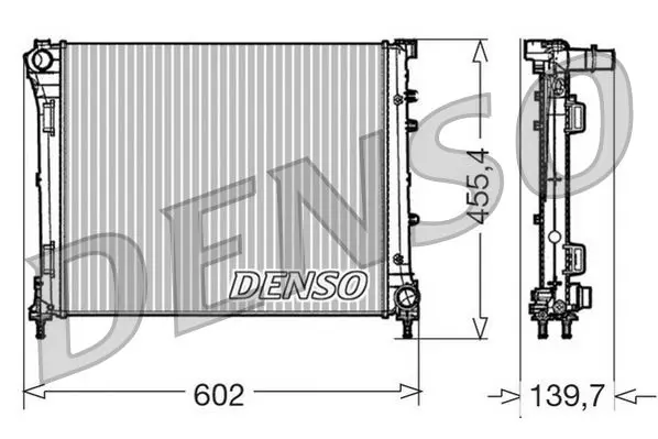 Radiators, Motora dzesēšanas sistēma Denso DRM09162