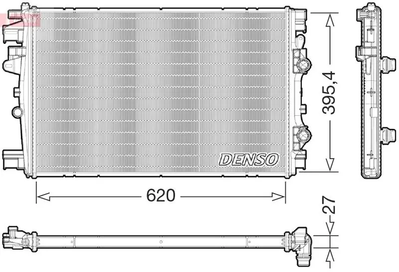 Radiators, Motora dzesēšanas sistēma Denso DRM09176