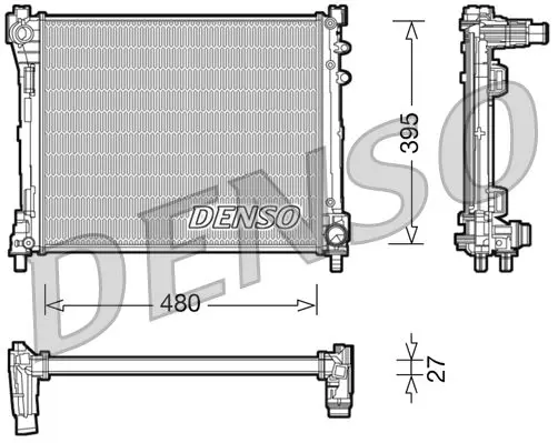 Radiators, Motora dzesēšanas sistēma Denso DRM13014