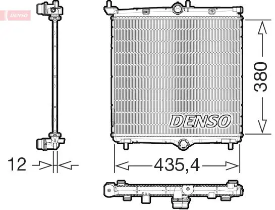 Radiators, Motora dzesēšanas sistēma Denso DRM21105