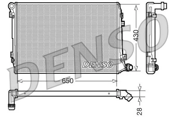 Radiators, Motora dzesēšanas sistēma Denso DRM32037