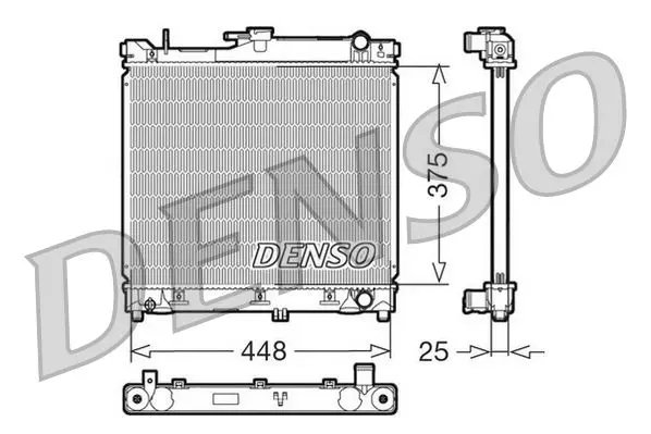 Radiators, Motora dzesēšanas sistēma Denso DRM47014