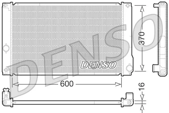 Radiators, Motora dzesēšanas sistēma Denso DRM50076