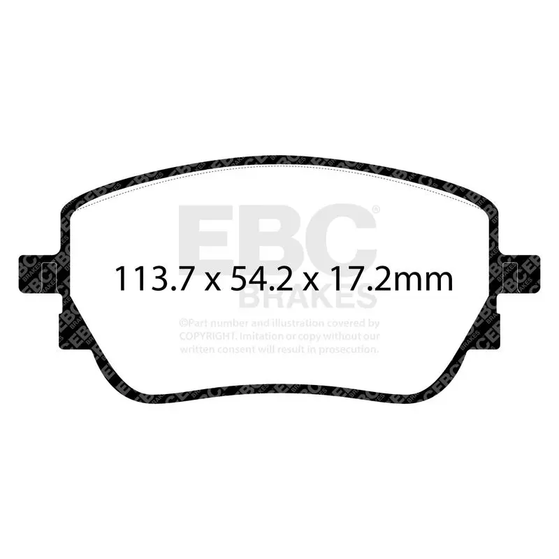 Brake Pad Set, disc brake EBC