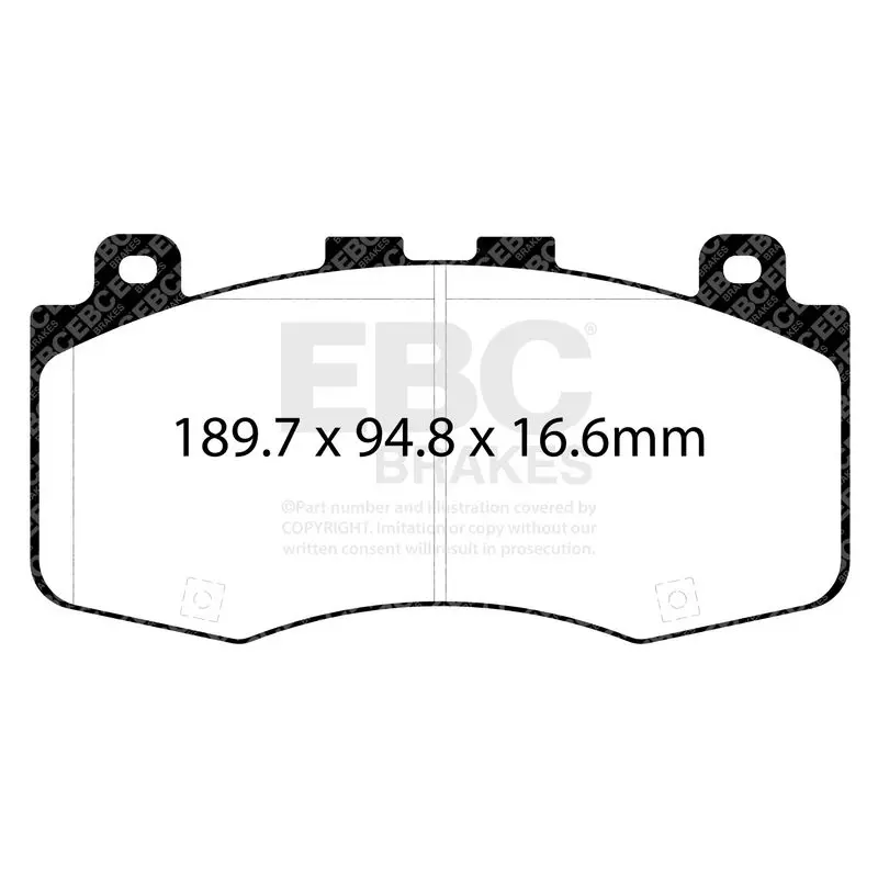 Brake Pad Set, disc brake EBC