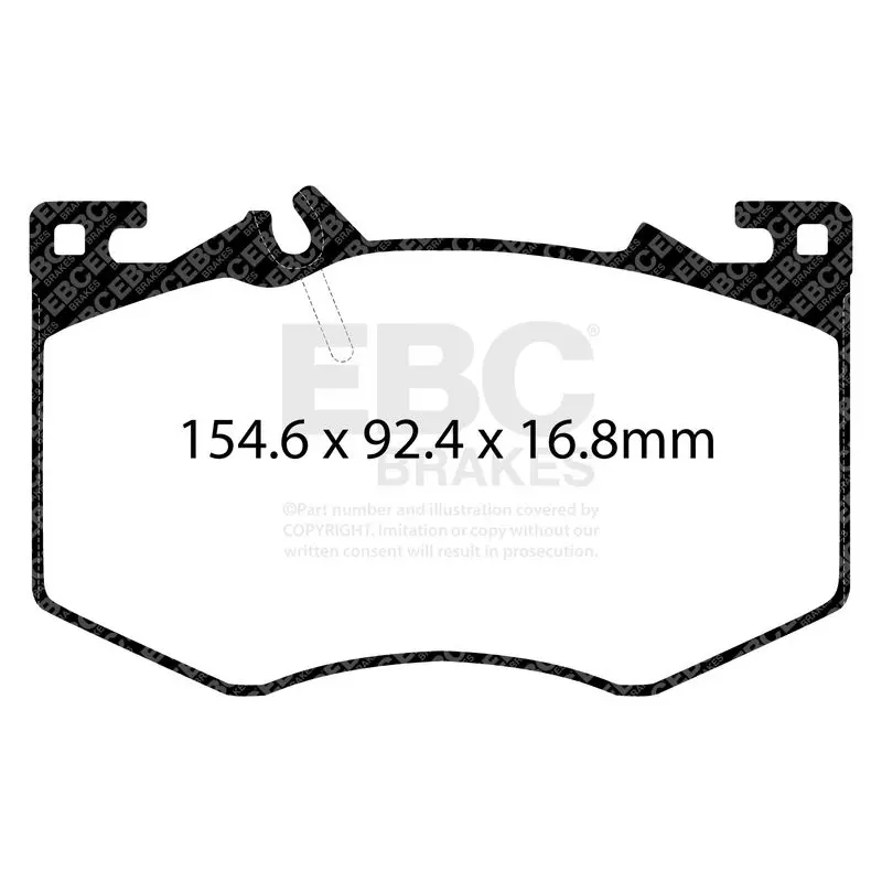 Brake Pad Set, disc brake EBC