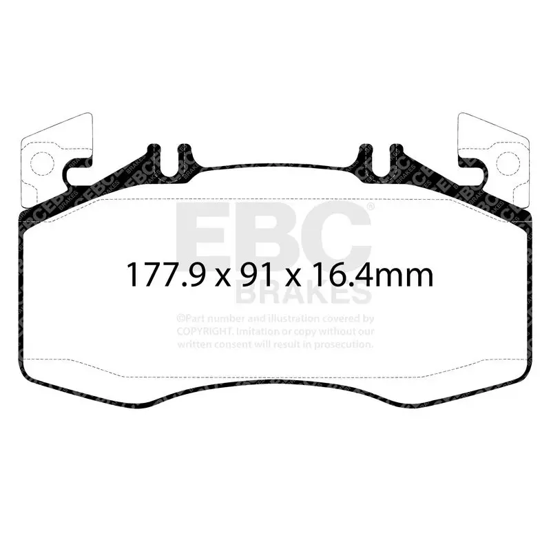 Brake Pad Set, disc brake EBC