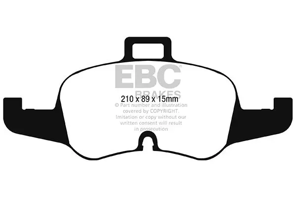 Brake Pad Set, disc brake EBC