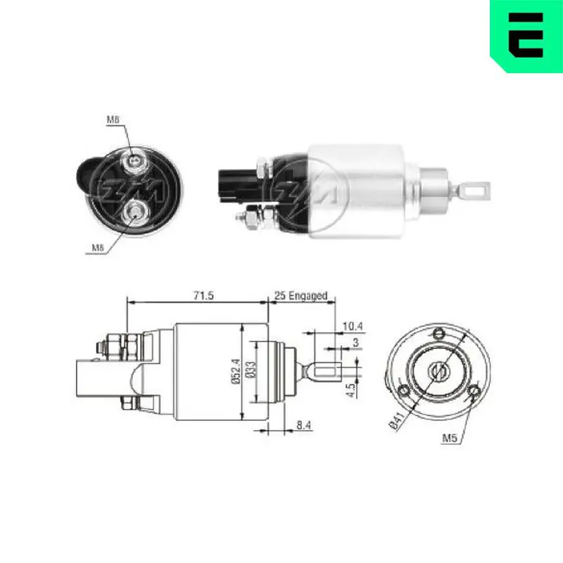 Ievilcējrelejs, Starteris ERA ZM8381