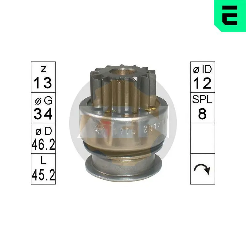 Freewheel Gear, starter ERA ZN1774