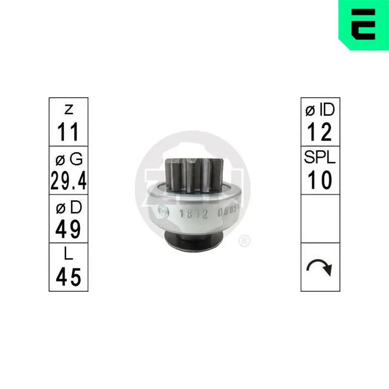 Freewheel Gear, starter ERA ZN1812