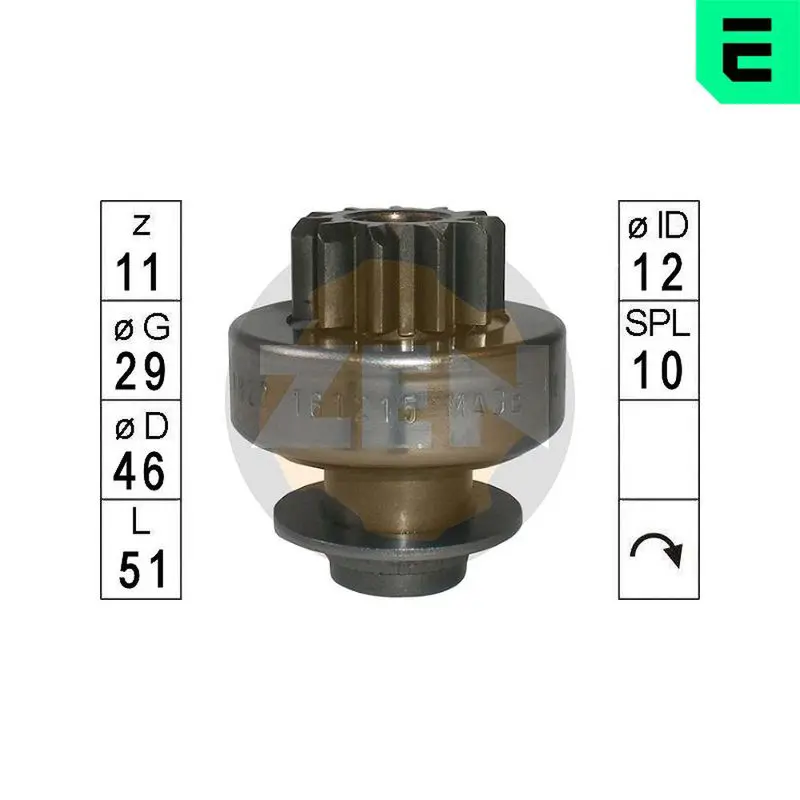 Freewheel Gear, starter ERA ZN1822