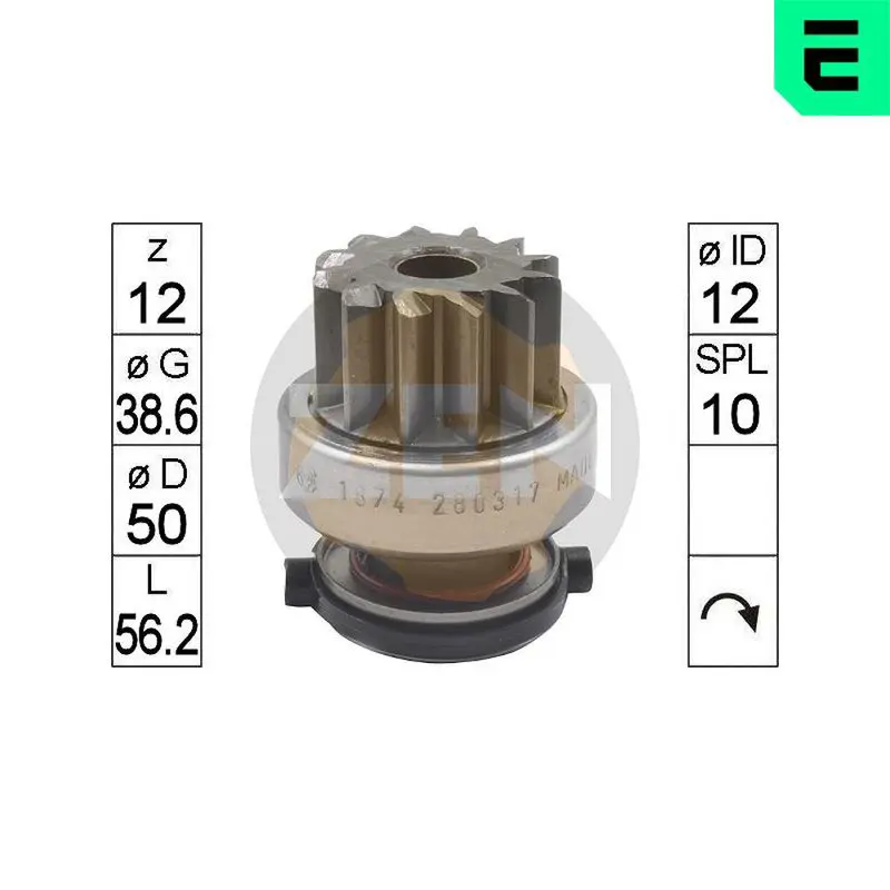 Freewheel Gear, starter ERA ZN1874