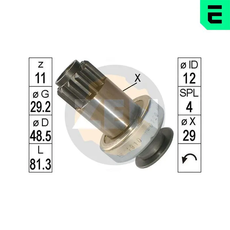 Freewheel Gear, starter ERA ZN1910