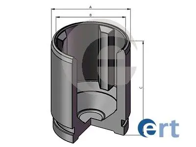 Piston, brake caliper ERT 151631C