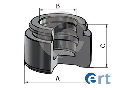 Piston, brake caliper ERT 151674C