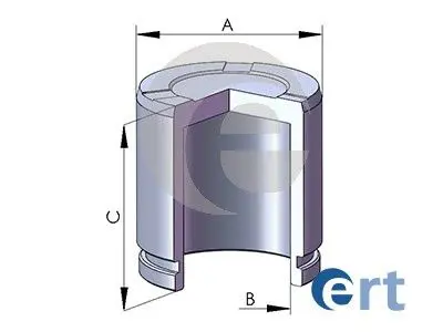 Piston, brake caliper ERT 151739C