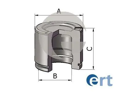 Piston, brake caliper ERT 151743C