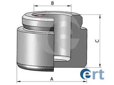 Piston, brake caliper ERT 151782C