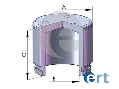 Piston, brake caliper ERT 151793C