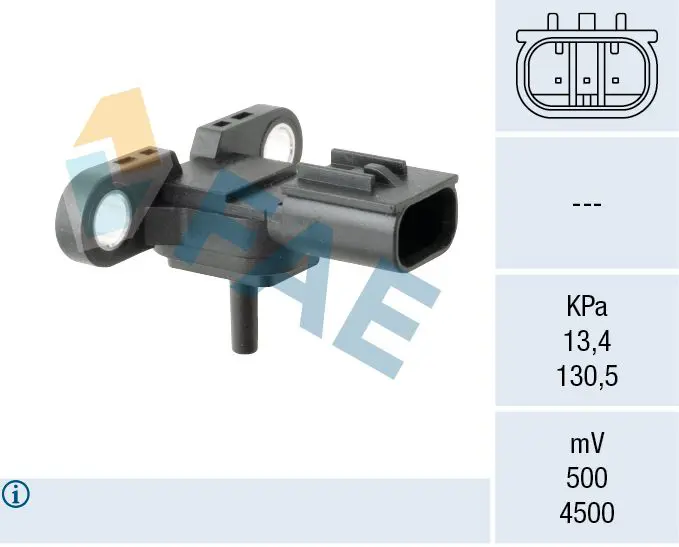 Sensor, intake manifold pressure FAE 15280