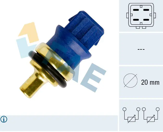 Devējs, Dzesēšanas šķidruma temperatūra FAE 33780