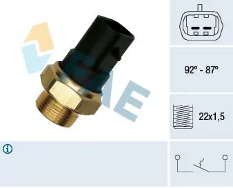 Termoslēdzis, Radiatora ventilators FAE 37220