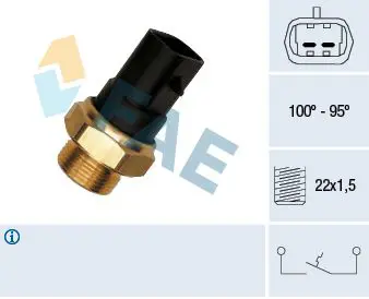 Termoslēdzis, Radiatora ventilators FAE 37280