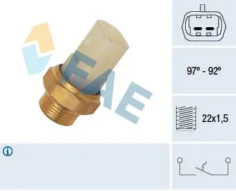 Termoslēdzis, Radiatora ventilators FAE 37710