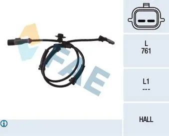 Devējs, Riteņu griešanās ātrums FAE 78096