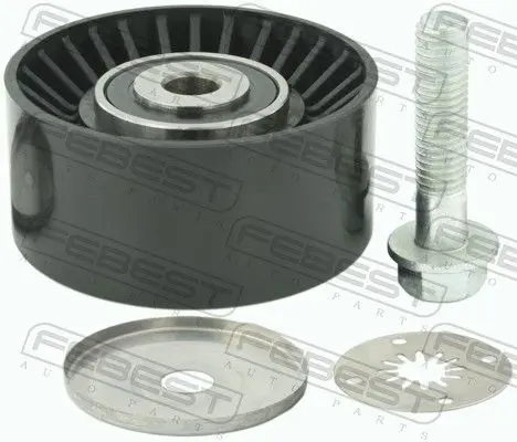 Deflection/Guide Pulley, V-ribbed belt FEBEST 1088J300