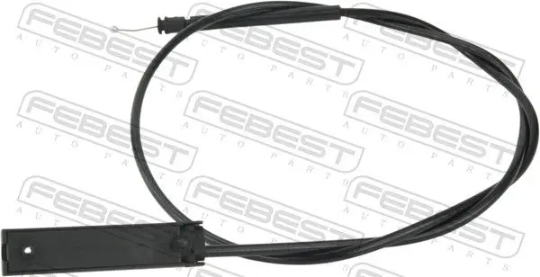 Motora pārsega slēdzenes trose FEBEST 19101E87TU2F