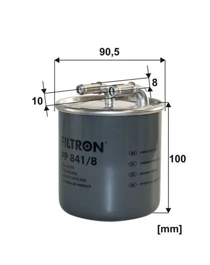Degvielas filtrs FILTRON PP8418