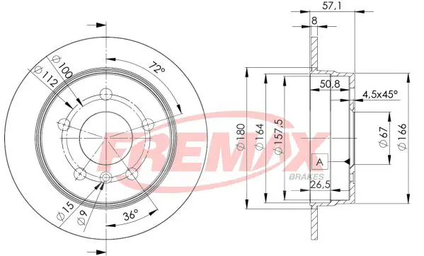 Bremžu diski FREMAX BD0119