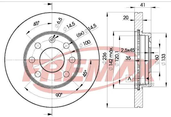 Bremžu diski FREMAX BD1440