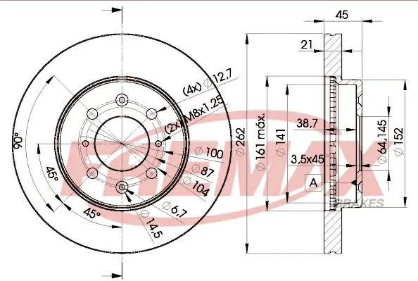 Bremžu diski FREMAX BD1700
