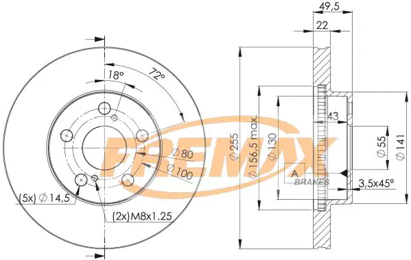 Bremžu diski FREMAX BD4413
