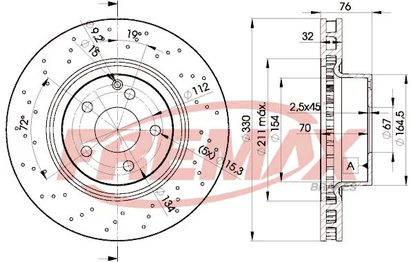 Bremžu diski FREMAX BD5038