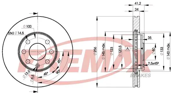 Bremžu diski FREMAX BD7879