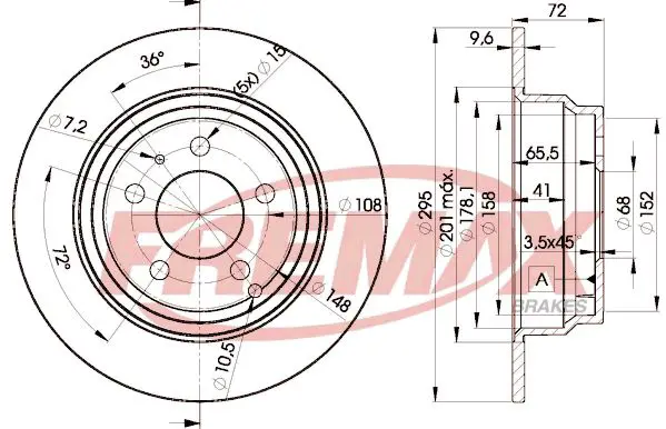 Bremžu diski FREMAX BD7940