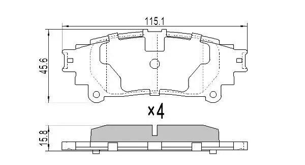 Brake Pad Set, disc brake FREMAX