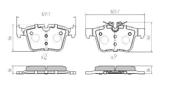 Brake Pad Set, disc brake FREMAX