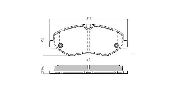 Brake Pad Set, disc brake FREMAX