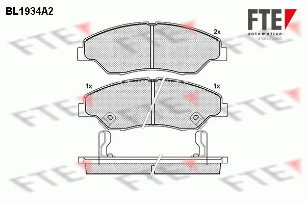 Brake Pad Set, disc brake FTE