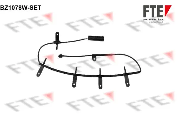 Warning Contact, brake pad wear FTE