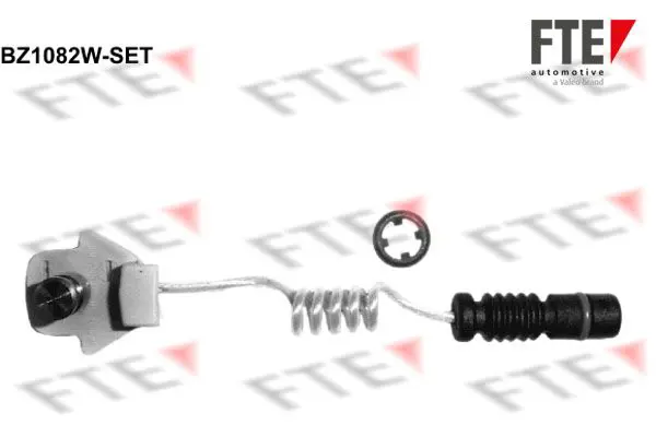 Warning Contact, brake pad wear FTE