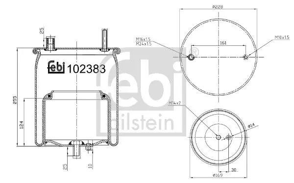 Pneimoatsperes spilvens, Pneimopiekare Febi 102383