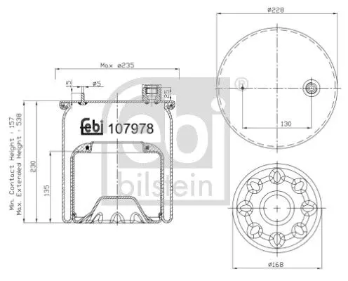Pneimoatsperes spilvens, Pneimopiekare Febi 107978