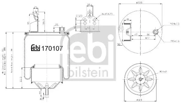 Pneimoatsperes spilvens, Pneimopiekare Febi 170107